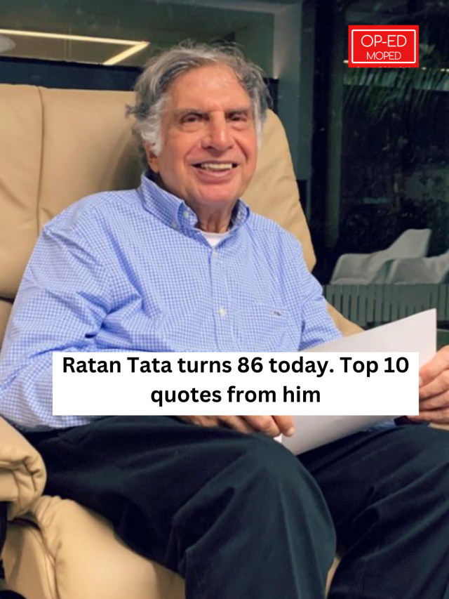 Happy Birthday, Ratan Tata! Here are some of the illustrious industrialist’s most famous quotes