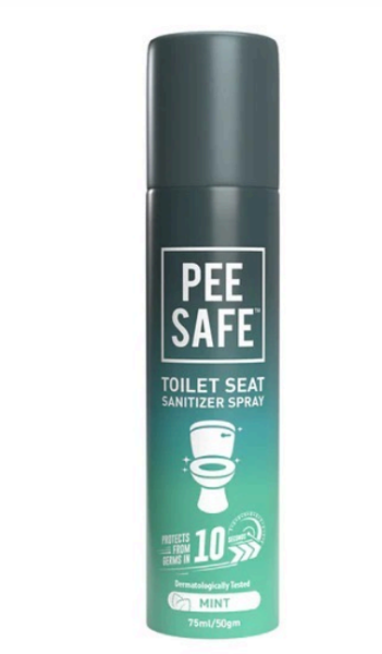 pee safe toilet seat sanitiser spray