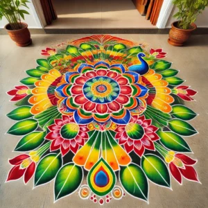 How to Make Rangoli for Gudi Padwa: Create Best Rangoli Designs in 6 Easy Steps