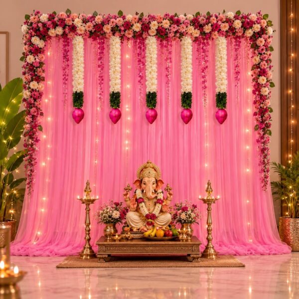 Ganpati-Decoration-Net-Curtain-Kit